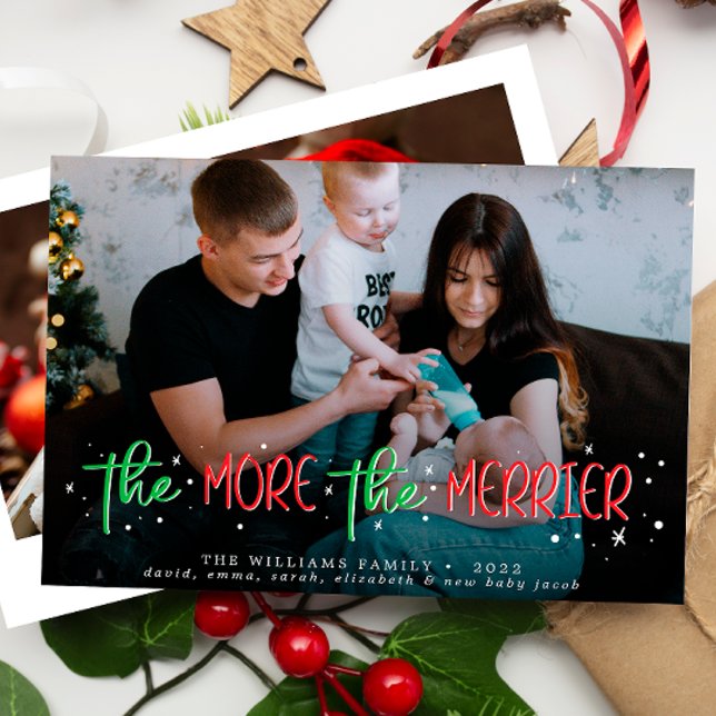 Faire-part Plus Le Merrier | Noël (Créateur téléchargé)