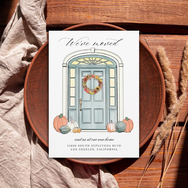 Faire-part Porche avant de l'automne Porche de la porte colon (Créateur téléchargé)