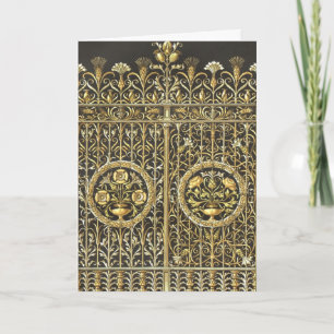 Faire-part Porte royale d'or