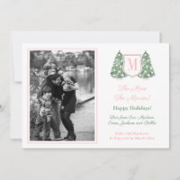 Preppy rose Baby Girl Noël Fêtes Grossesse