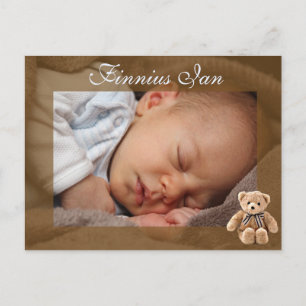 Faire-part Présentation de la nouvelle carte postale Faire-pa