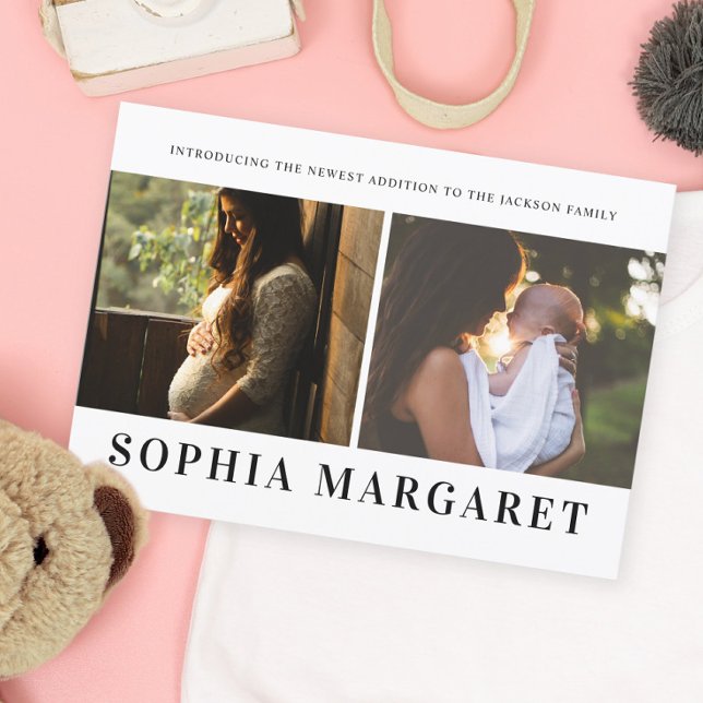 Faire-part Présentation de notre nouvelle photo d'ajout (Créateur téléchargé)