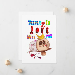 Faire-part Profondément En Amour Avec Toi
