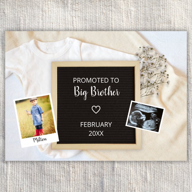 Faire-part Promu À Big Brother Deuxième Grossesse (second baby pregnancy announcement promoted to big brother)