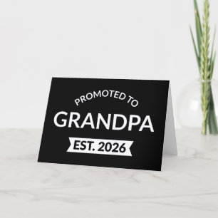 Faire-part Promu À Grand-Père Est. 2026 II