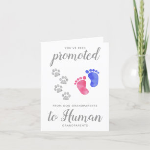 Faire-part Promu De La Grossesse Des Grands-Parents De Chien