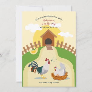 Faire-part Quelque chose à flirter avec la grossesse