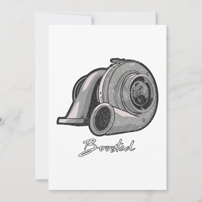 Faire-part Réglage du turbo repoussé (Devant)