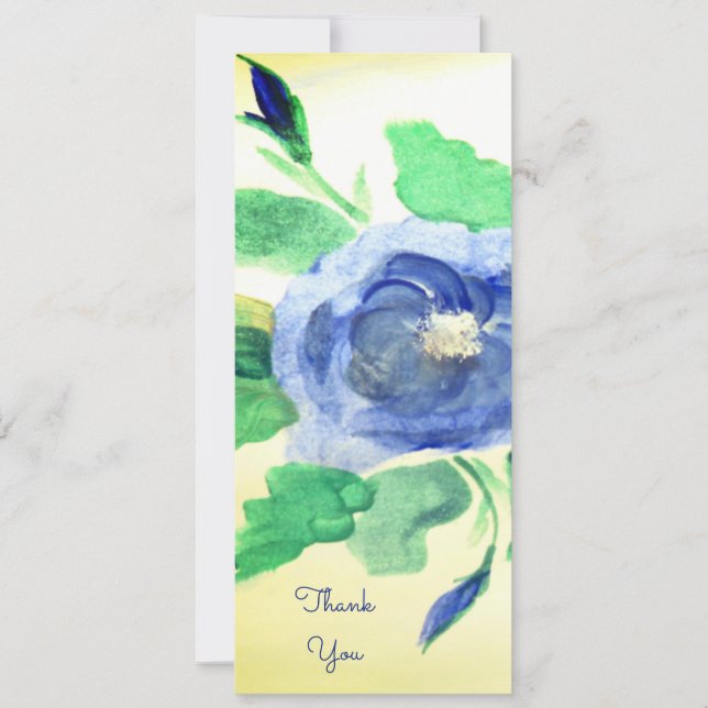 Faire-part Remerciements aux invités du jour du mariage (Devant)