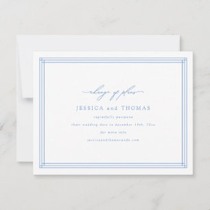 Faire-part Remplacement du Mariage de fenêtre Chic Modifier l