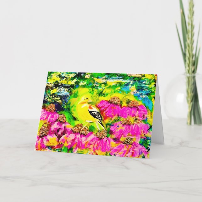 Faire-part Repose sur les consoeurs violets<Blank Inside> (Devant)