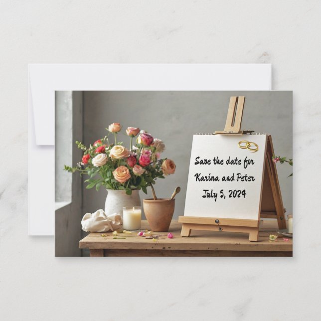 Faire-part Réservez la date (Devant)