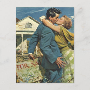 Faire-part Retro Home Found Nous avons déménagé Annonce de dé