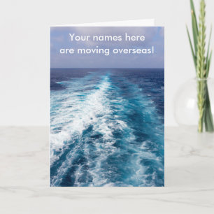 Faire-part Réveil bateau de croisière