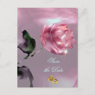 Faire-part Romantique Enregistrer la date Carte postale