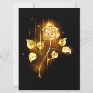 Faire-part Rose d'or ( rose d'or )