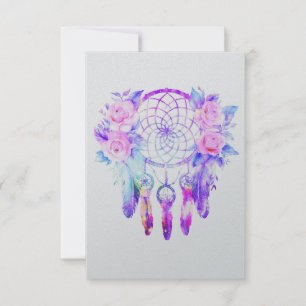 Faire-part Roses roses roses Dreamcatcher Rêves floraux