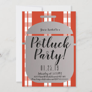 Faire-part Salade Pot Luck Avocado Dîner Diner Italien