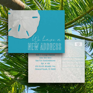 Faire-part Sand Dollar Nouvelle Adresse Carte Postale Faire-p