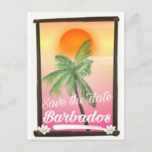 Faire-part Sauver la Date - Carte postale vintage de la Barba