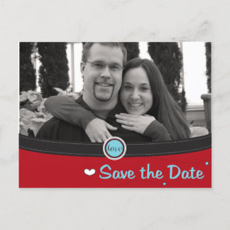 Faire-part Sauvez la carte postale de date