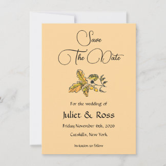 Faire-part Save The Date Flat Announcement Card