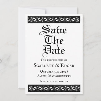 Faire-part Save The Date Flat Announcement Card
