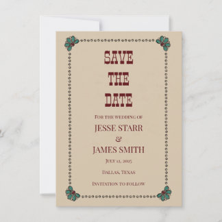 Faire-part Save The Date Flat Announcement Card