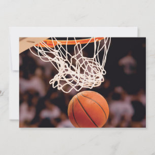 Faire-part Scoring de basket-ball