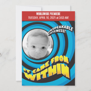 Faire-part SENSATIONNEL ! CHOQUANT ! Personnaliser du film Vi