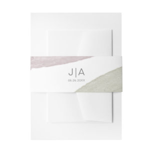 Faire-part Sérénité Moderne Bandeau de mariage pour le vent