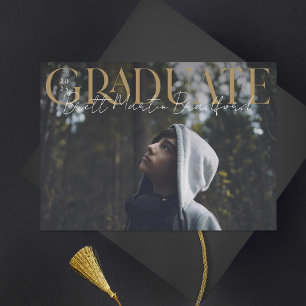 Faire-part Serif dégradé muet