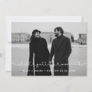 Faire-part Simple et mignon Mise à jour du mariage toujours e