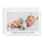 Simply Elegant Baby Boy Photo Collage Birth