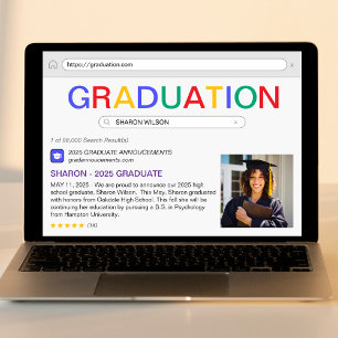 Faire-part Site Web Recherche Résultat Graduation
