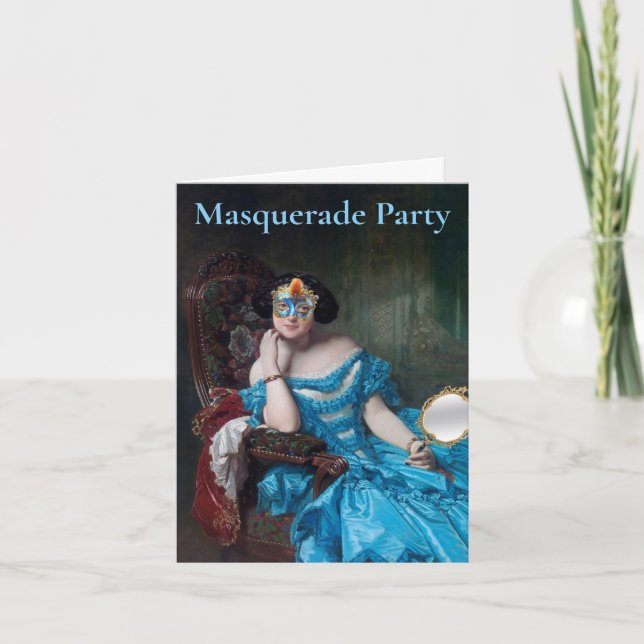 Faire-part  So Posh Soirée de Mascarade (Devant)