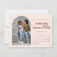 Soyez ma dame d'honneur | Photo & Calendrier