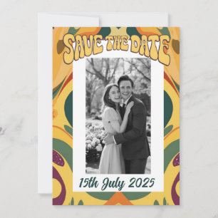 Faire-part style super rétro les années 70 seventies soixante