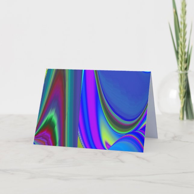 Faire-part Summerfeel, Rainbowart 3D Abstrait (Devant)