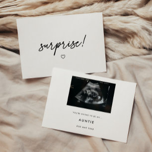 Faire-part "Surprise !" Nouvelle Tante/Grands-parents/Nana Gr