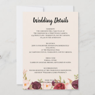 Faire-part Tarjeta de anuncios plana