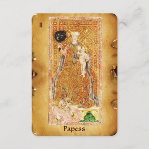 FAIRE-PART TAROTS DE RENAISSANCE ANTIQUE 2 / PAPIER ( CHARITÉ