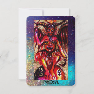 Faire-part TAROTS des OMBRES PERDUES/de perle de DIABLE