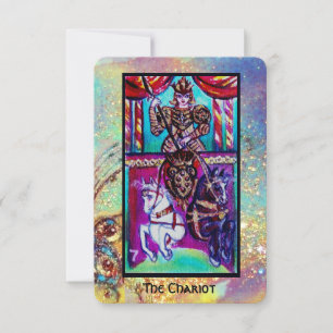 FAIRE-PART TAROTS DES OMBRES PERDUES / LE CHARIOT