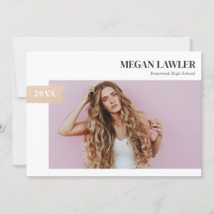 Faire-part tendance - Faux Gold