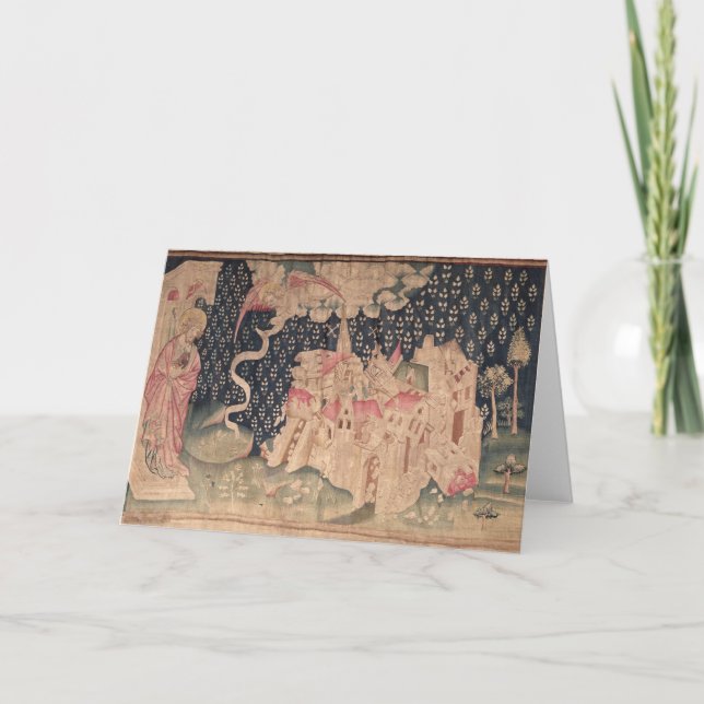 Faire-part The second angel announces the fall of Babylon (Devant)