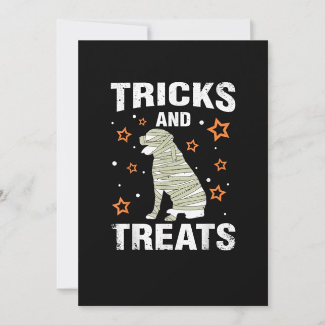 Faire-part Traitements _ Tricks Rottweiler Halloween Costume  (Devant)