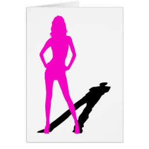 faire-part transgenre : silhouettes d'ombre