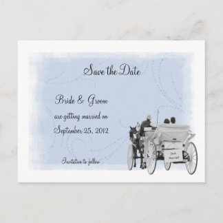 Faire-part Transporter Enregistrer la date Carte postale