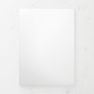 Faire-part Trois Volets Créez votre propre blanc